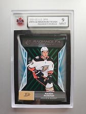 2021-22 Upper Deck SPX Hockey Radiance FX Rookies Mason McTavish RFX-92 19/25...