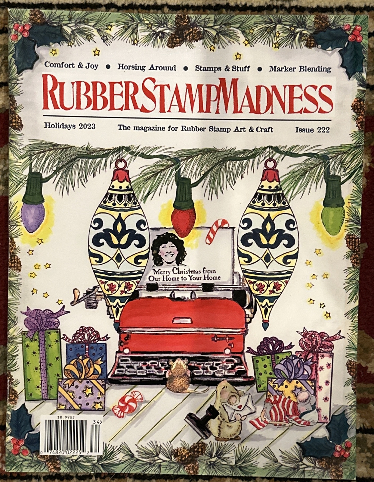 Rubber Stamp Madness Magazine Holiday 2023 Issue 222 eBay