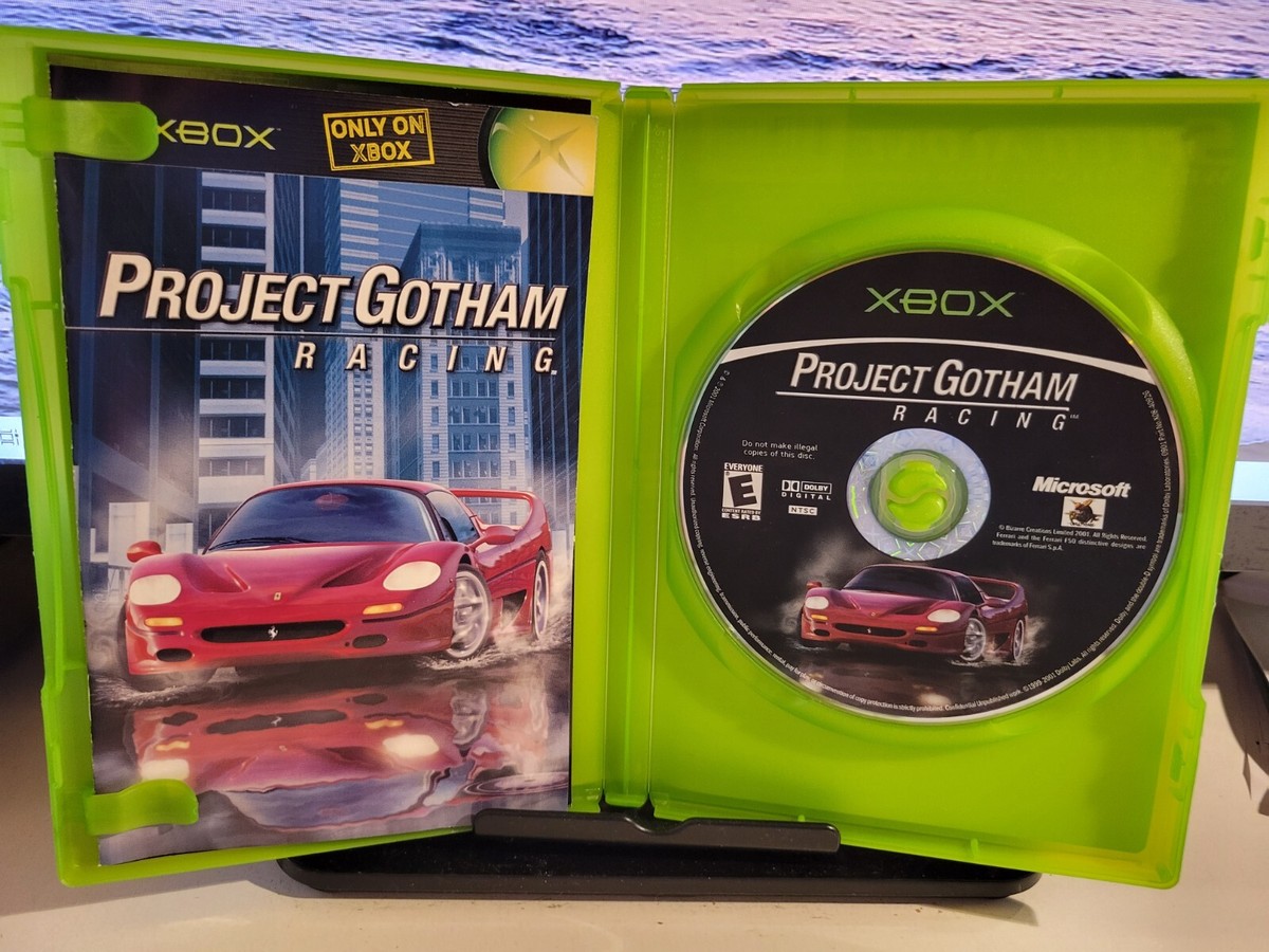 Project Gotham Racing 1 & 2 (Microsoft Xbox Video Game Lot) TESTED