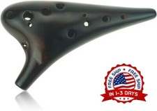 Ocarina de 12 agujeros con forma de paja, obra maestra de fuego coleccionable US