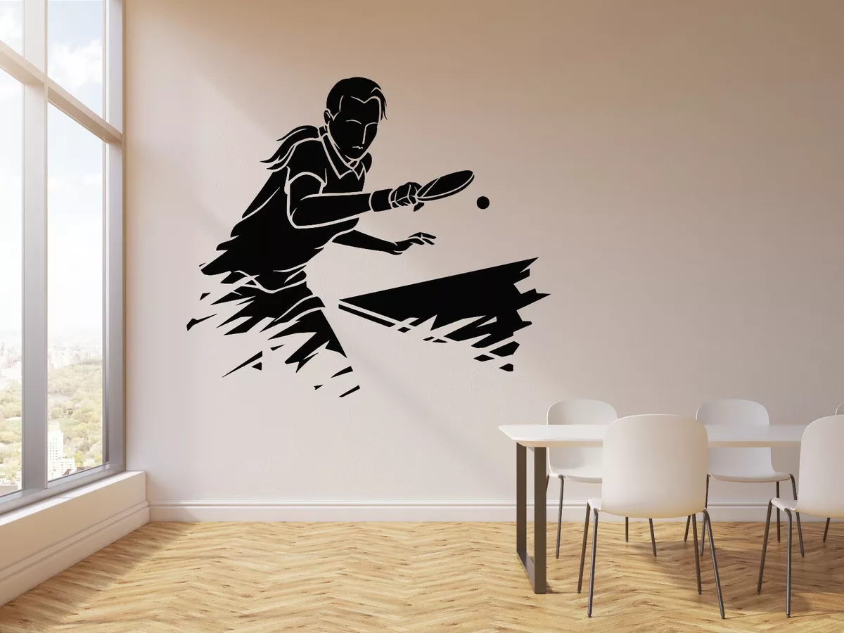 Ping pong wall decor - TenStickers