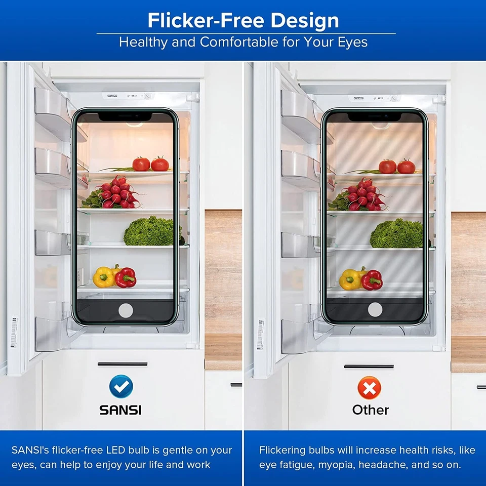 4W=45W LED Light Bulbs Refrigerator Bulbs 5000K Daylight Mini Bulbs 450lm A11 - Image 4 of 4