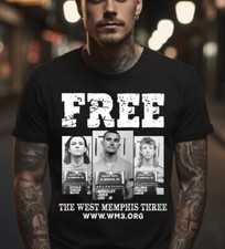 Free the West Memphis Three S-5XL Made in USA T-Shirt, Gildan 5000