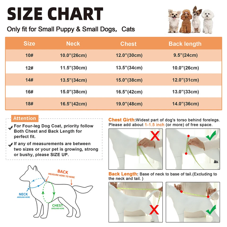 Dog Coat with Harness Waterproof Winter Warm Small Dogs Chihuahua Yorkie Bulldog - Image 2 of 4