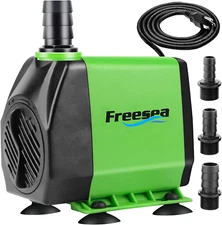 FREESEA Fountain Submersible Water Pump: 800GPH 45W Adjustable Ultra
