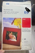 Photo Paper HP Premium Plus 4 x 6" High Gloss  - 40 Sheets - For All Inkjets