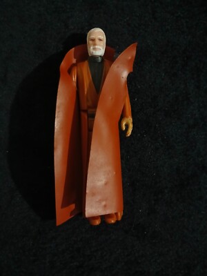 Kenner Original Star Wars Figure Obi-Wan Kenobi with Original Vinyl Cape 1977