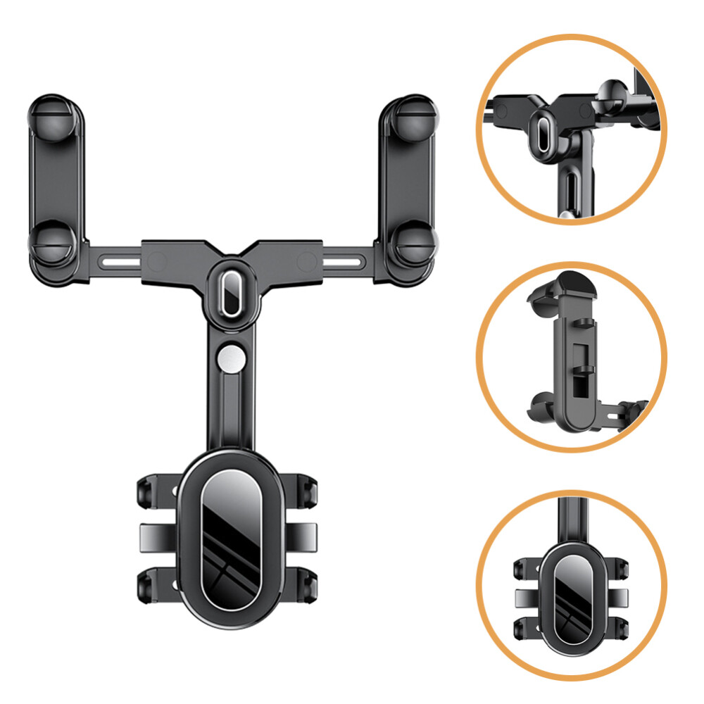 3-tlg. Rückspiegelhalterung Aus Aluminium - Universale Halterung Für Kamera & Zubehör