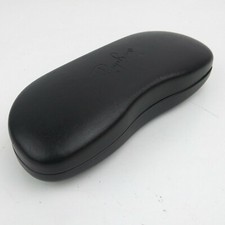 Ray-Ban Sunglasses Case Eyeglasses Hard Shell Black Clamshell Travel Carrier