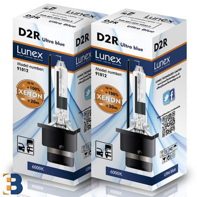 2 x D2R NEU Stück LUNEX HID XENON BRENNER  P32d-3 Original 35W 6000K Ultra Blue