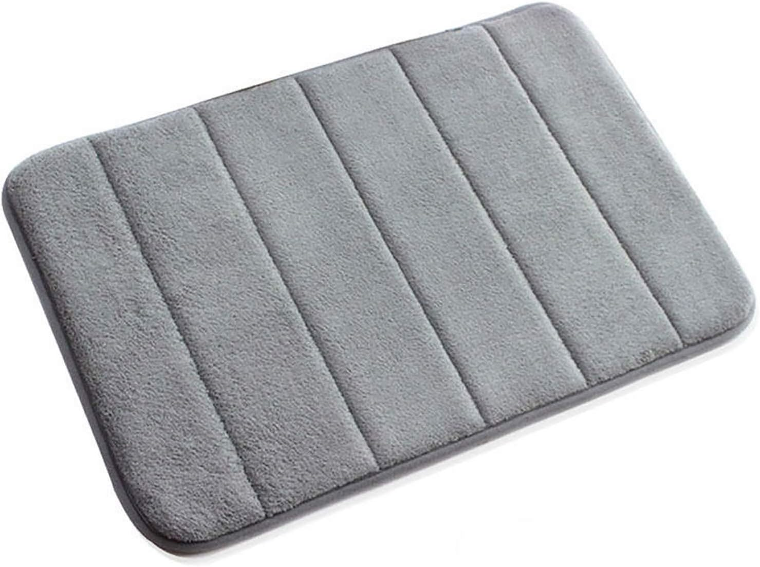 Soft Anti-Slip Memory Foam Bath Mat for Small Bathrooms