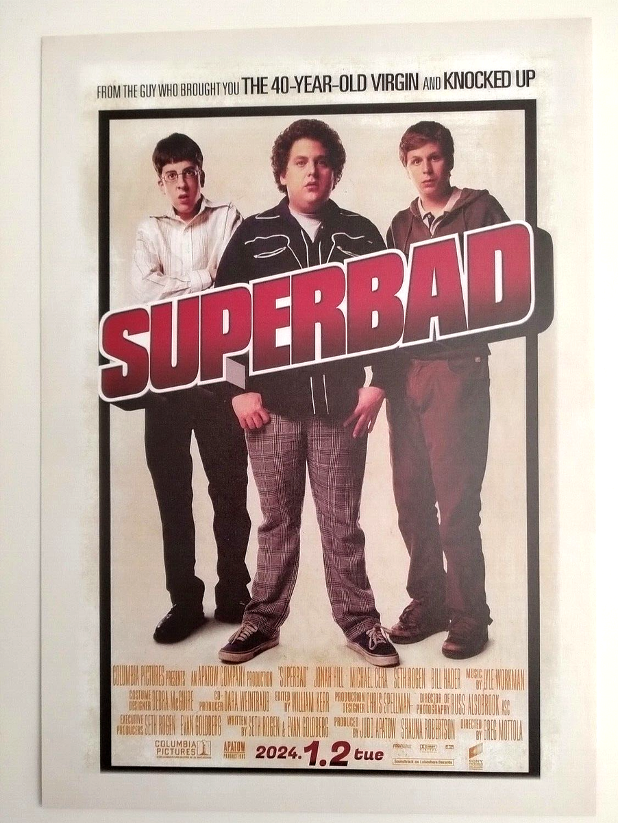 Superbad 2007 Mini Poster B5 Chirashi Japanese Flyer - Greg