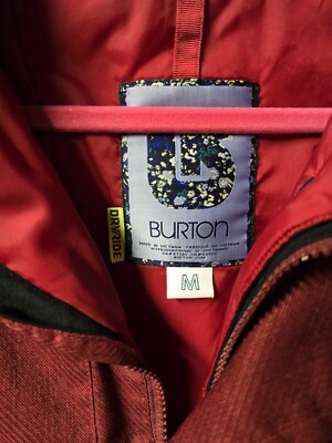 Burton Snowboard Dry Ride Jacket RN#87380 CA#26902 Large Hooded