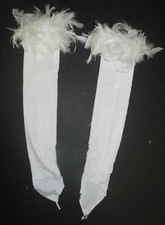 White velvet spandex long mitts ladies size Chandelle toppers