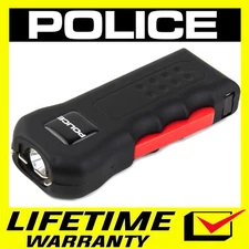 POLICE Stun Gun 512 700 BV Rechargeable with LED Flashlight Black