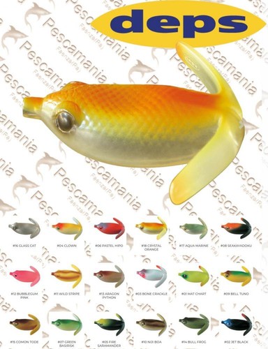 Leurre Deps Basirisky 70 Soft Crawler Flottant - Coloris 01 - Neuf