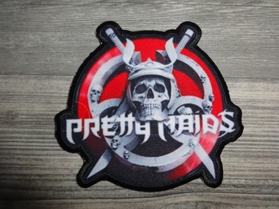Pretty Maids Metal Patch Shape Laser Cut Hammerfall White Lion