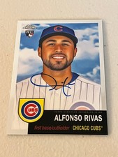 2022 Topps Chrome Platinum Anniversary ALFONSO RIVAS AUTO CUBS RC CPA-AR
