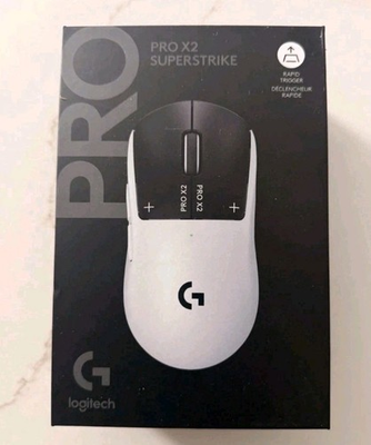 #ad Logitech PRO X2 SUPERSTRIKE Wireless Gaming Mouse White 44000 DPI Lightspeed $269.99