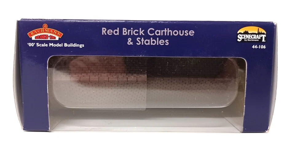 BACHMANN 1:76 SCENECRAFT 44-106 RED BRICK CARTHOUSE & STABLES OO GAUGE NEW BOXED - Image 2 of 4