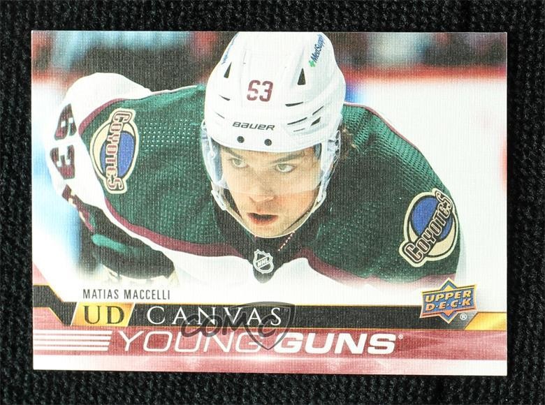 2022-23 Upper Deck Series 1 UD Canvas Young Guns Matias Maccelli #C94 0w6c