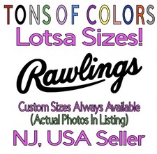 Rawlings Die Cut Vinyl Decal Baseball Softball Sporting Goods Sticker Gold Glove