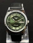 Vintage Refurbished Seiko 5 Automatic 6309A Japan Men's Day / Date Wrist Watch