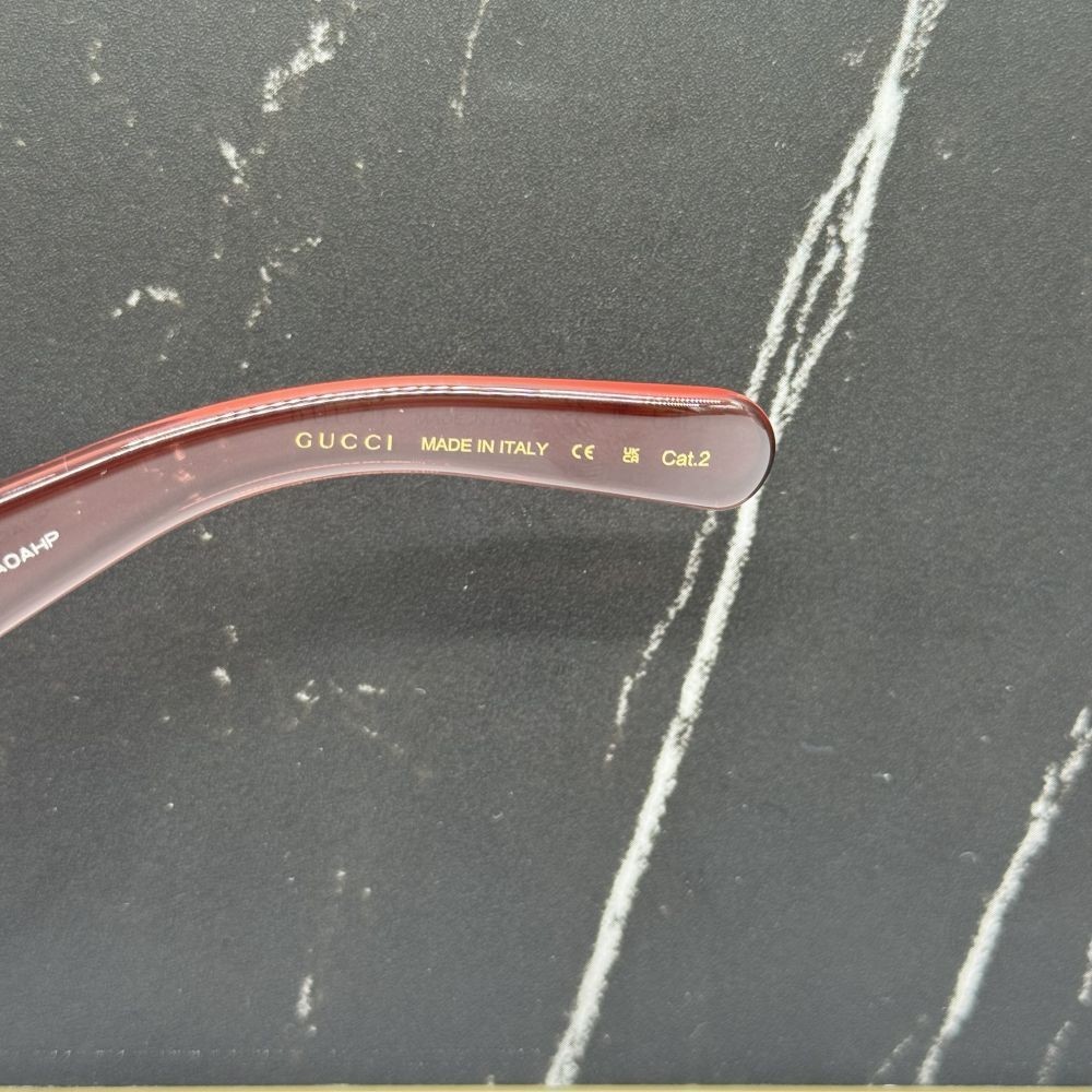 NEW GUCCI GG1599SA 003 SUNGLASSES WOMEN ROUND PINK EYEWEAR 