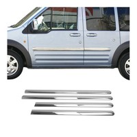 SeitentüRleiste TüRleisten TüRschutzleisten FüR Ford Connect Kurzer Edelstahl 4X