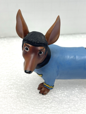 WESTLAND STAR TREK HOT DIGGITY DOG DACHSHUND FIGURINE SPOCK