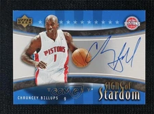 2005-06 Upper Deck Trilogy Signs of Stardom Chauncey Billups #SS-CH Auto HOF