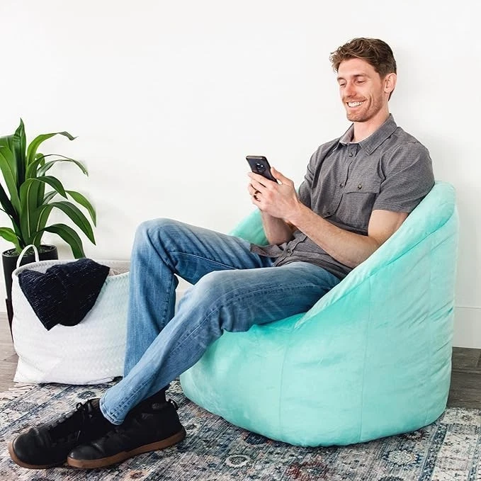 Nueva silla Big Joe Milano bolsa de frijoles como nueva en caja para niños y adultos $100 FLE62 Foto 2 de 4