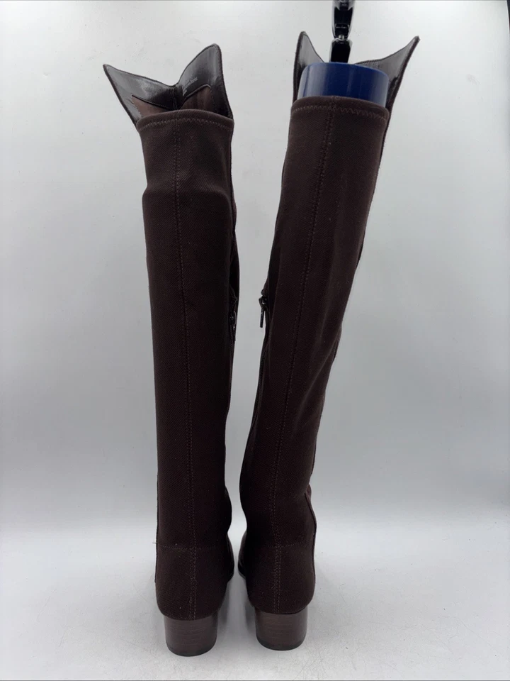 Aerosoles Woman's Boots Cecina Boot Dark Brown Java Faux Suede Size 6 M - Image 4 of 4