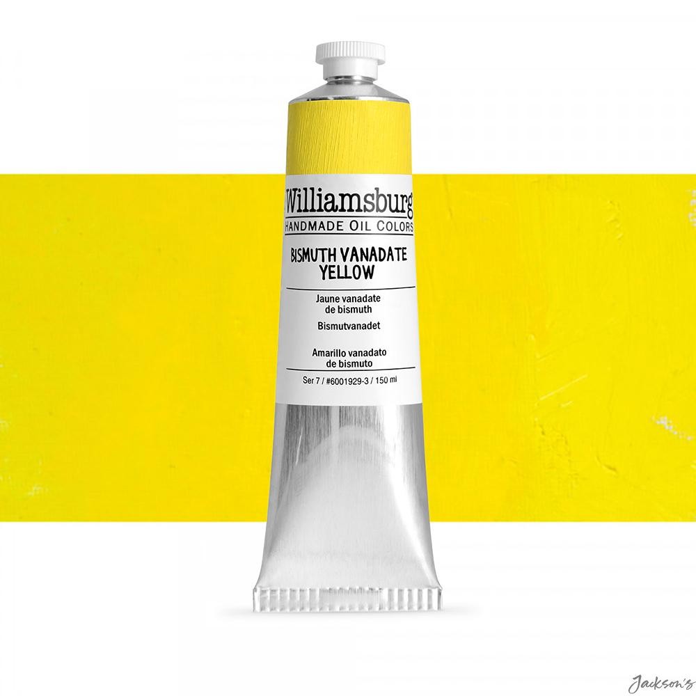 Williamsburg Oil Paint Premium Linseed Oil 150ml Tube For Artists Bismuth Yellow