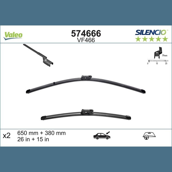 Valeo 574666 Wischblatt-image
