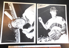 1961 Cleveland Indians Manny's Baseball land prem Johnny Romano & Mike de la Hoz