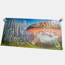 Boston Don't Look Back Album LARGE PROMO POSTER 75x37.5 Original Vintage 1970s