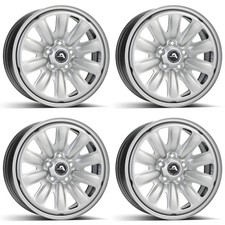 4 Alcar Hybrid Stahlfelgen 4-131500 01 silver 6.0Jx15 ET38 5x100 für Skoda Fabia