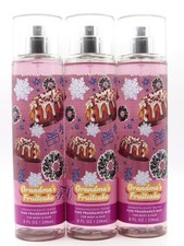BATH  BODY WORKS GRANDMA'S FRUITCAKE FRAGRANCE MIST 8 FL OZ LOT OF 3 PCS 