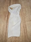 Vintage Barbie Doll 1960’s White Sheath Tagged Shantung Dress