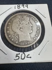 1899 BARBER HALF-DOLLAR .50¢