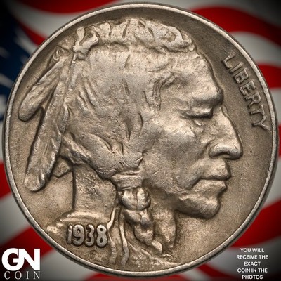 1938 D Buffalo Nickel B3297