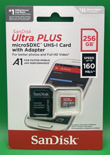New Sandisk Ultra Plus MicroSD 256GB 570463