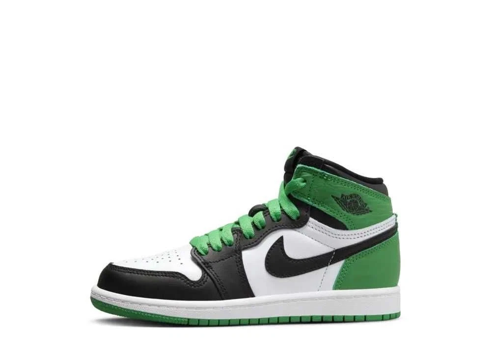 Nike PS Air Jordan 1 Retro High OG Celtics nere e verde fortunato (2023) mai usate