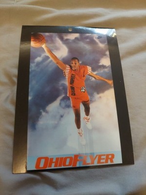 ナイキ　オールスター　パノラマポスター NIKE 5”x 7” POSTER CARD OHIO FLYER / RON HARPER 290869 LAMINATED