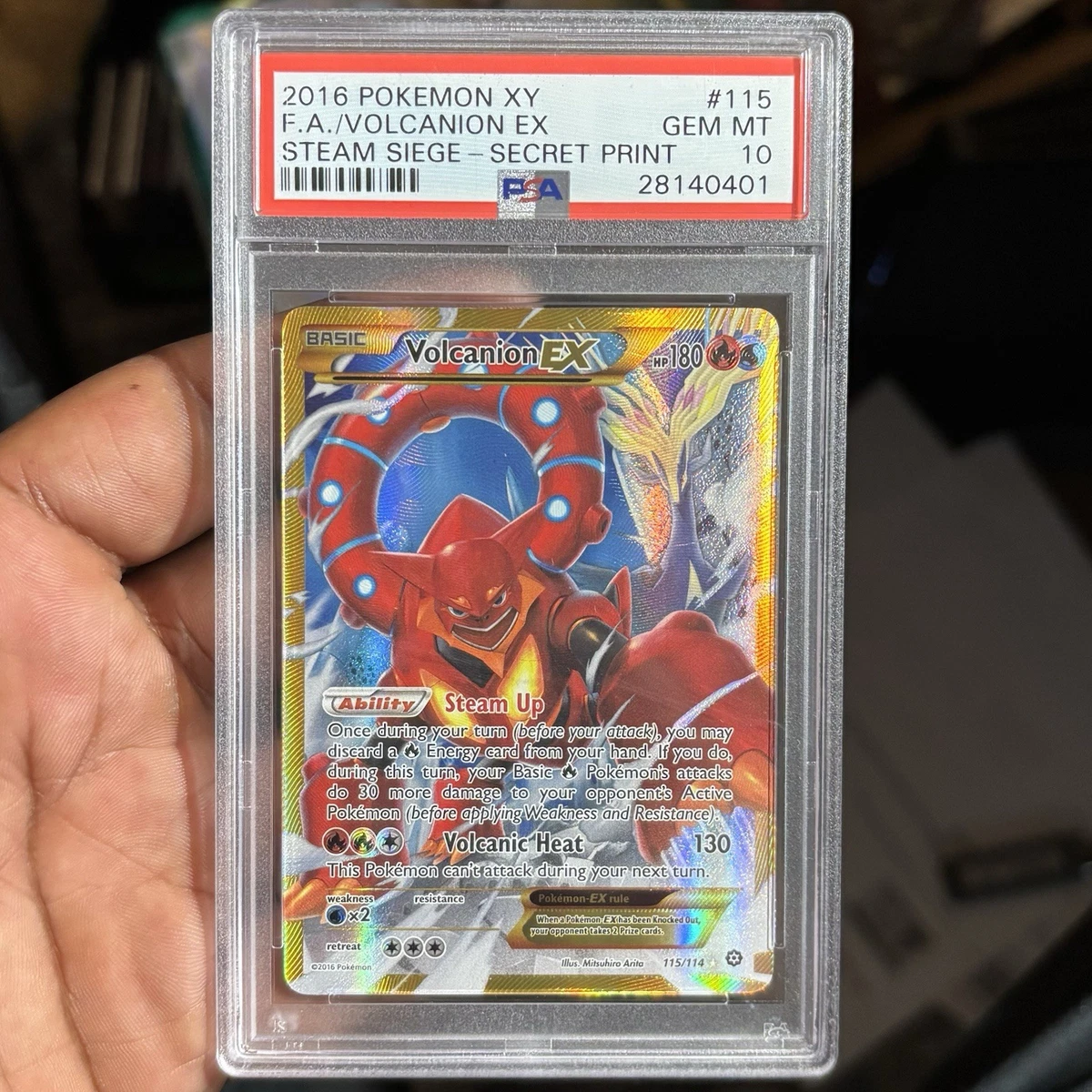Pokémon TCG Professional Sports Authenticator (PSA) Steam Siege