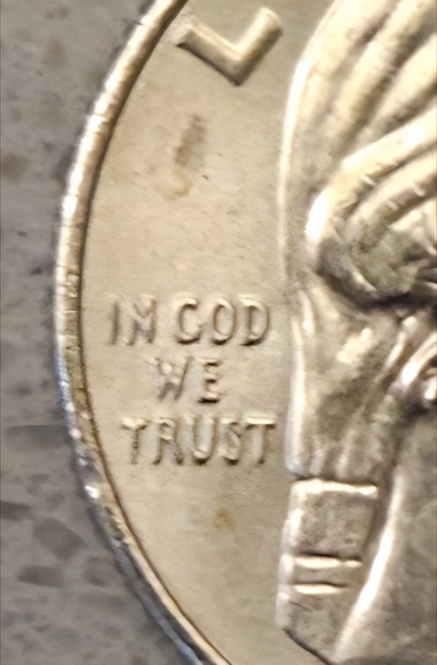 2023 D  Jovita Idar Quarter Error Coin Mint 'In Cod We Trust' Rare Coin - Image 3 of 4