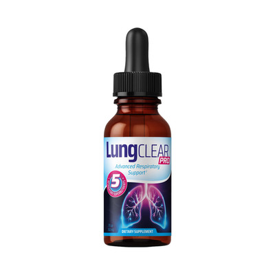 (1-Pack) Lung Clear Pro Drops - LungClear Healthy Lung Support Drops