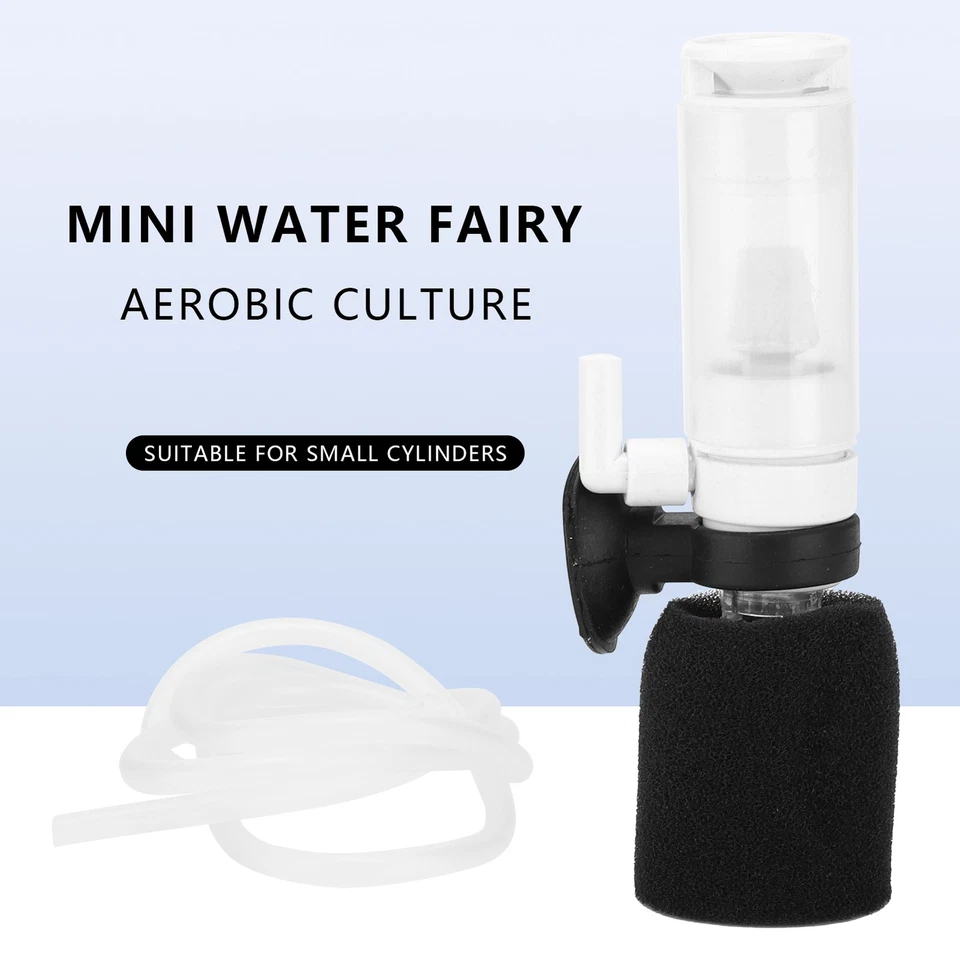 Portable Aquarium Sponge Filter Fish Tank Bowl Filtration Pump - Image 3 of 4