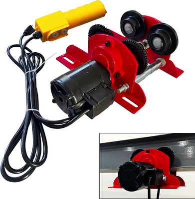 Electric Trolley for Power Hoist 1100LBS Capacity,Fit 2.68-4.33 in I-Beam,Push G